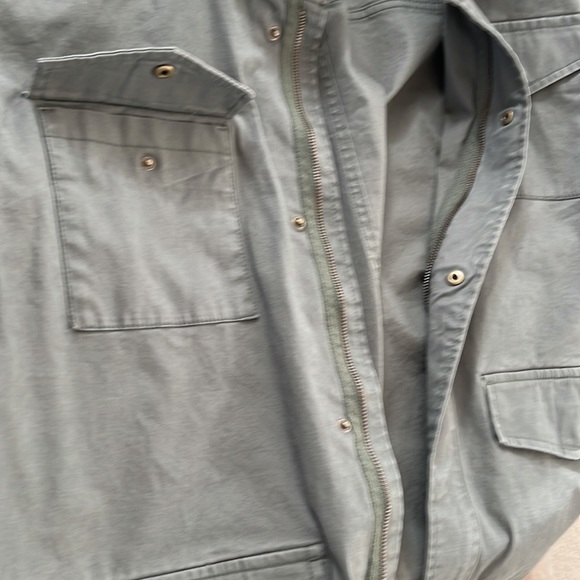 Mens Field Jacket, Stretch, Stow Away Hood - Picture 16 of 16